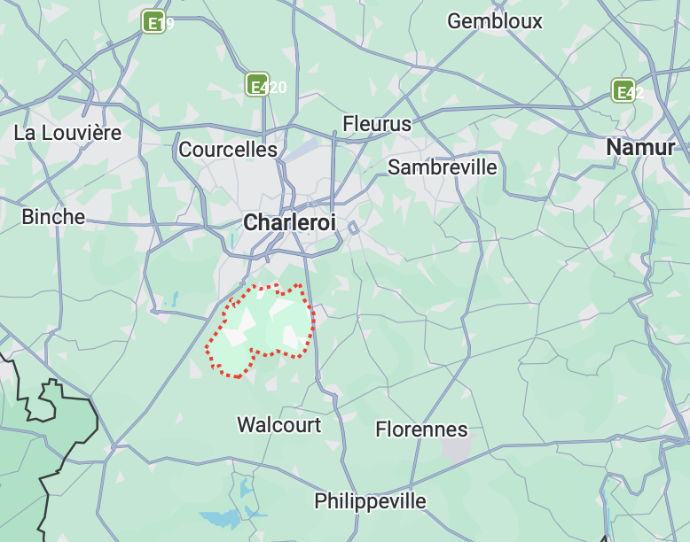 Localisation Ham-sur-heure